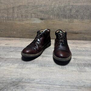 Clarks Edgewick Brown Leather Chukka Boots Men's Size 9.5